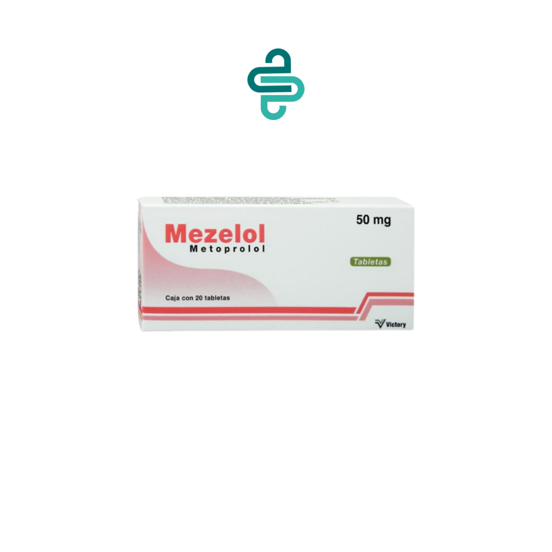 MEZELOL 100 mg 20 tabletas | Metoprolol