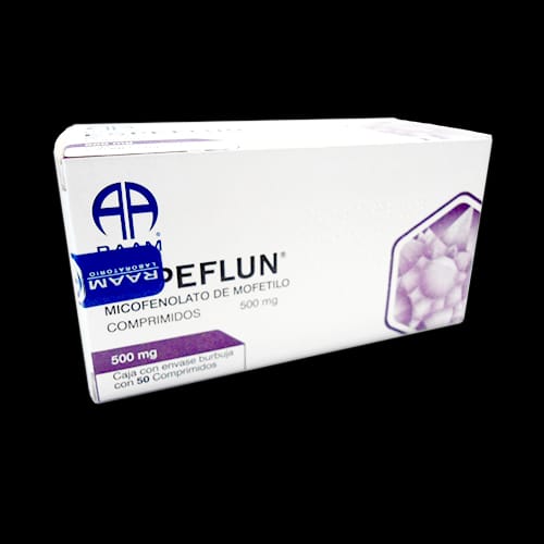 Espeflun 500 mg Caja con 50 Comprimidos