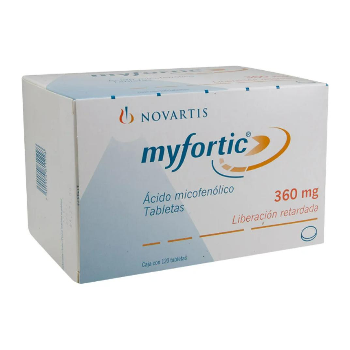 Myfortic 360 mg 120 grageas | Ácido micofenólico