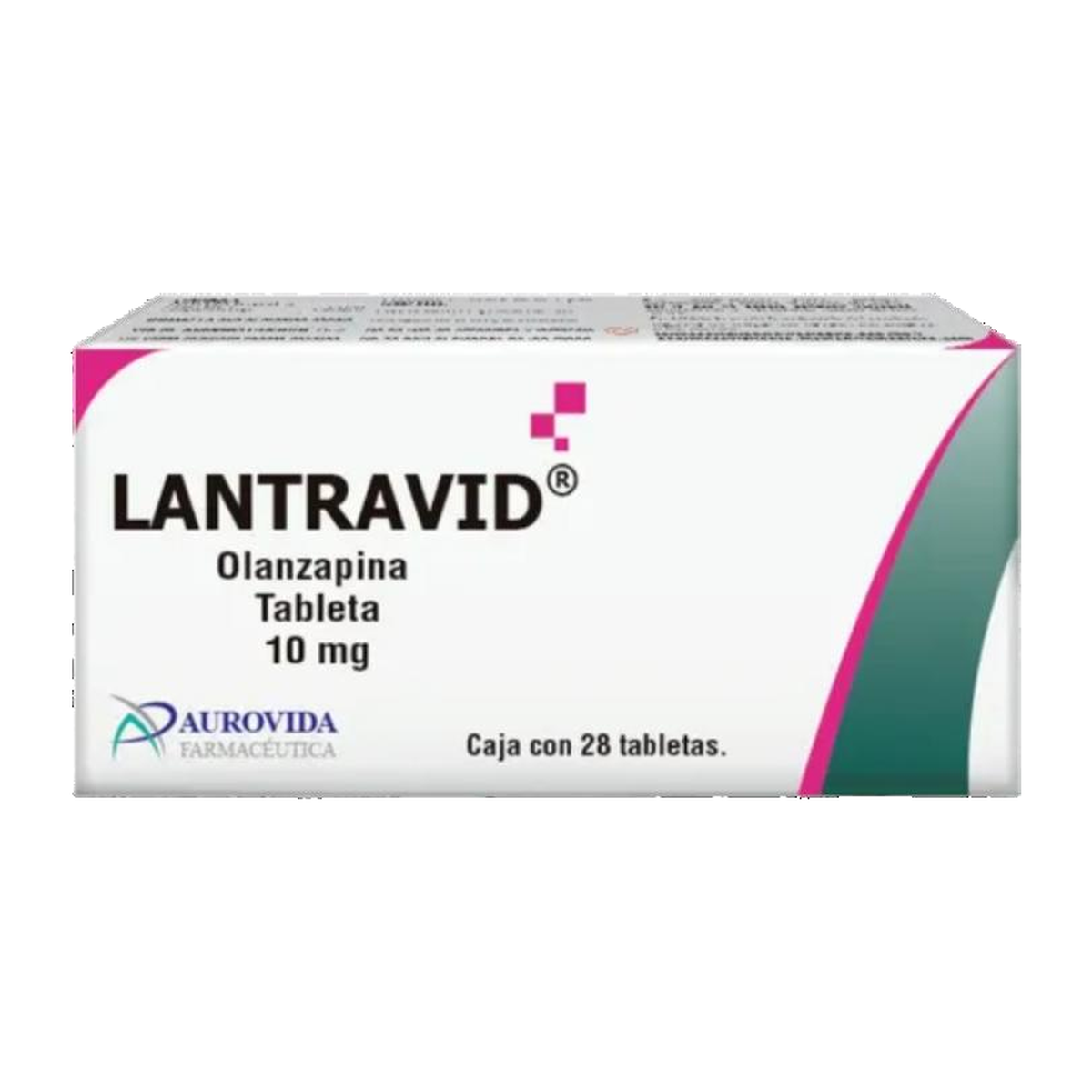 Lantravid 10 mg caja con 28 tabletas | Olanzapina