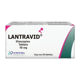 Lantravid 10 mg caja con 28 tabletas | Olanzapina