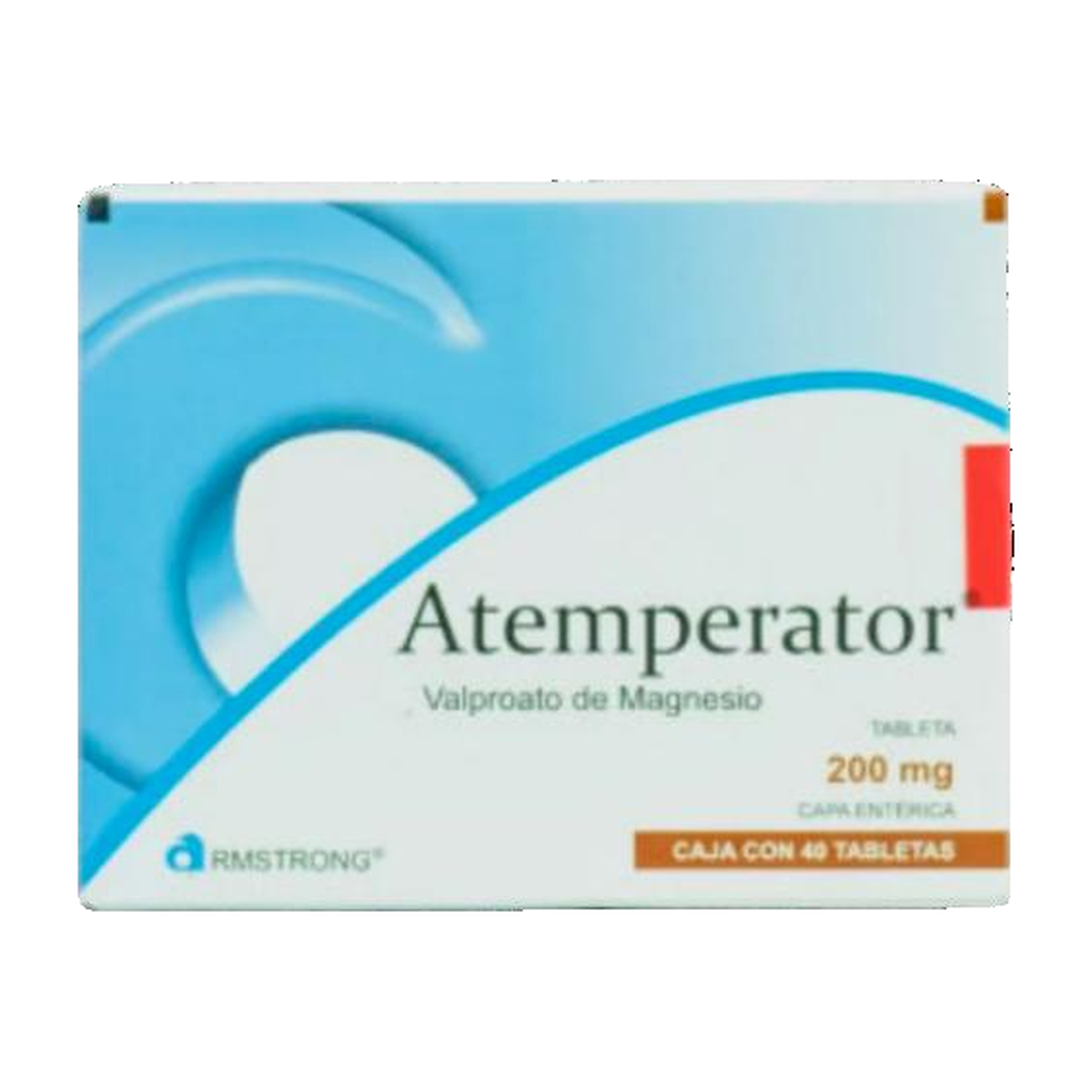 Atemperator 200 mg 40 tabletas | Valproato de magnesio