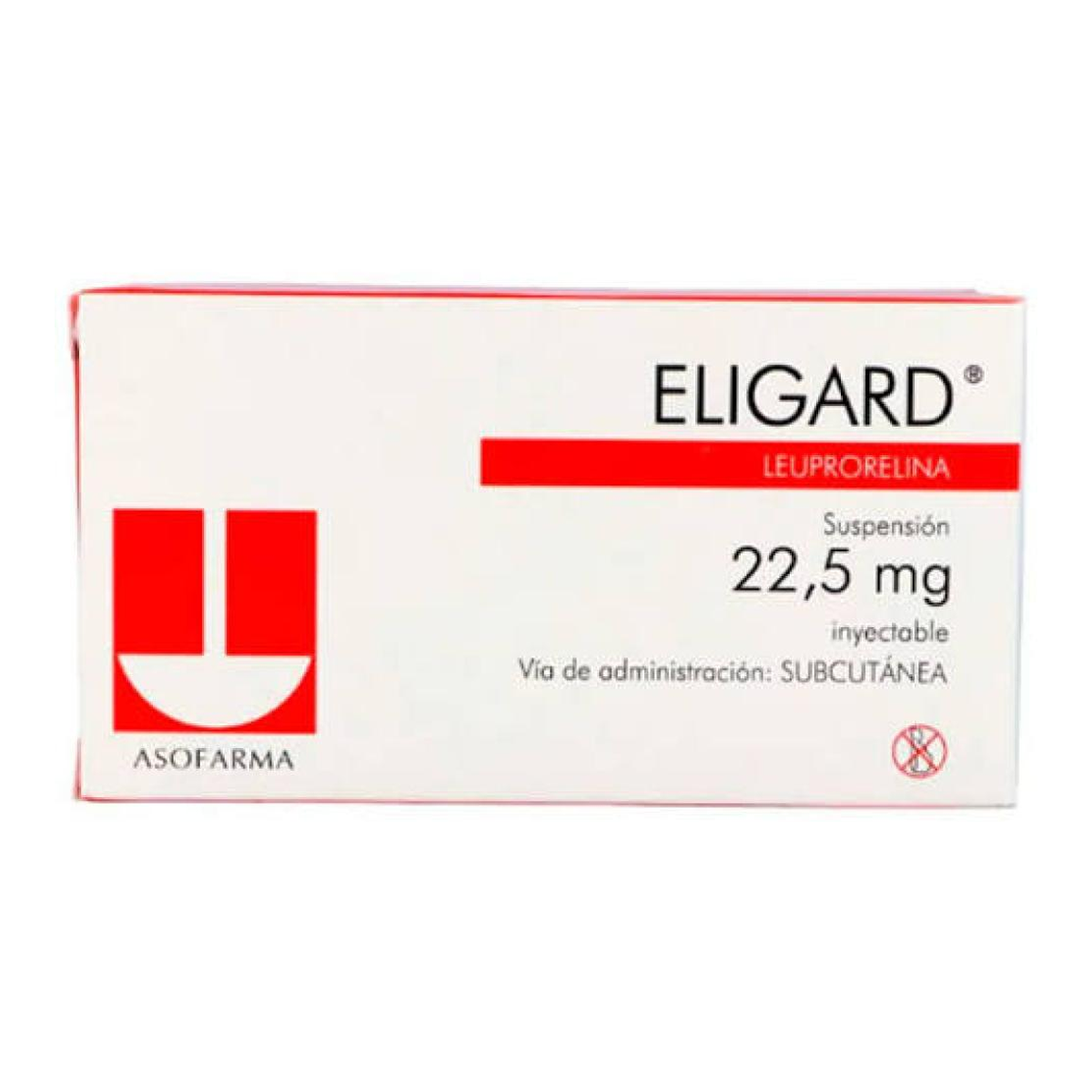 Eligard 22.5 mg | Leuprorelina Trimestral | Caja con 2 Jeringas Prellenadas | Asofarma
