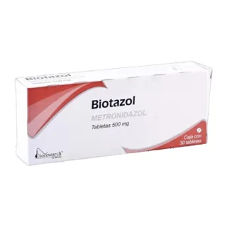 Biotazol 500 mg 30 tabletas | Metronidazol