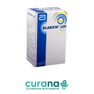 Klaricid 12H 250 mg/5 mL suspensión oral 60 mL | Claritromicina