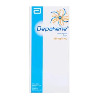 Depakene 250 mg/5 mL jarabe 120 mL con vaso dosificador | Ácido valproico