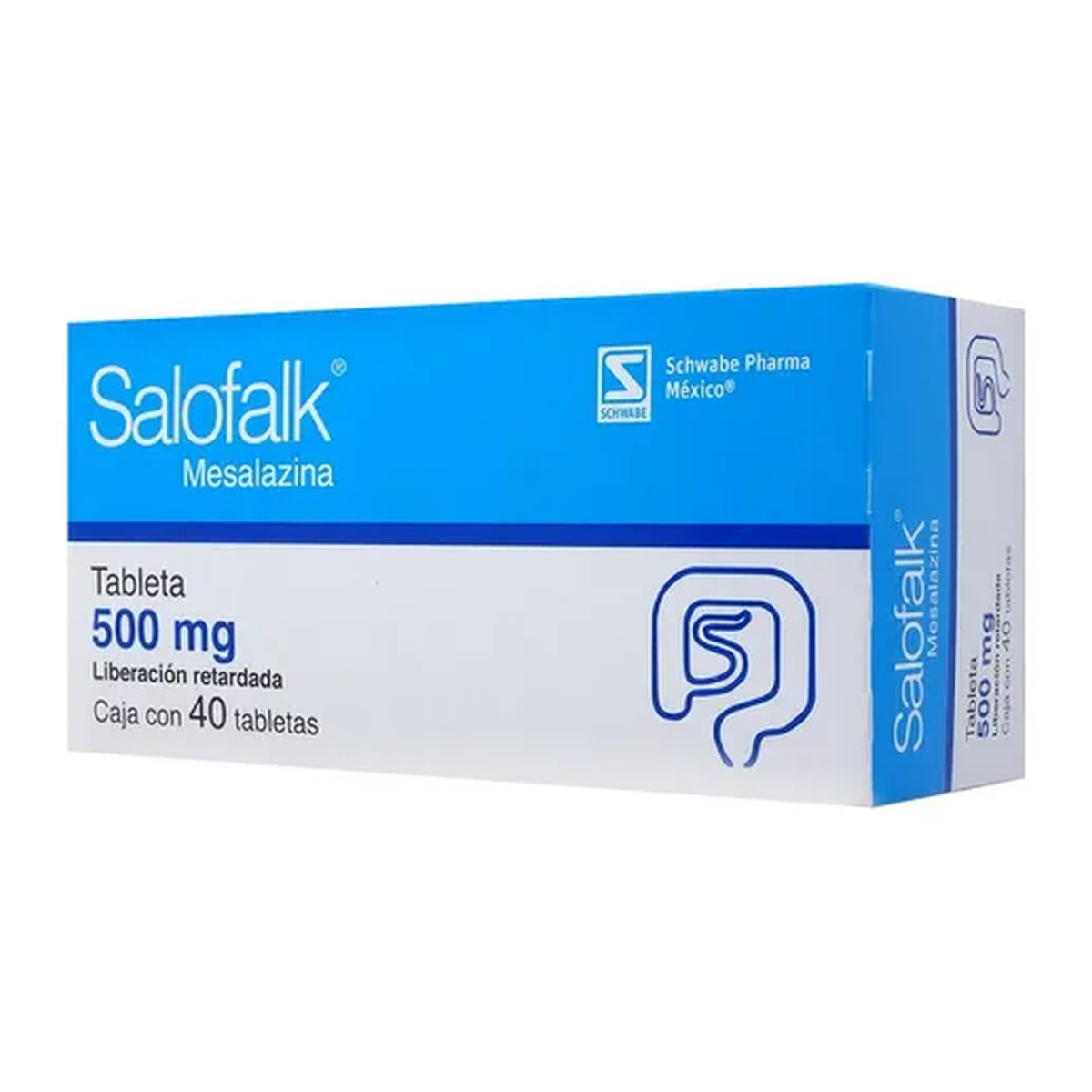 Salofalk 500 mg 40 tabletas de liberación retardada | Mesalazina