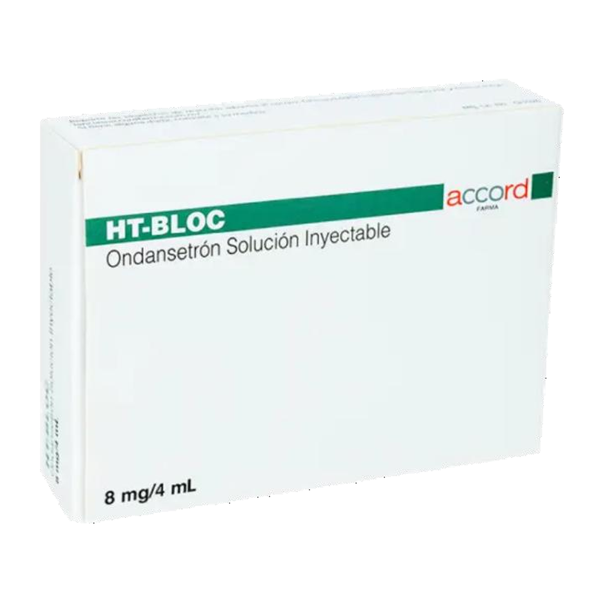 HT-BLOC 8 mg/4 mL solución inyectable caja con 3 ampolletas | Ondansetrón