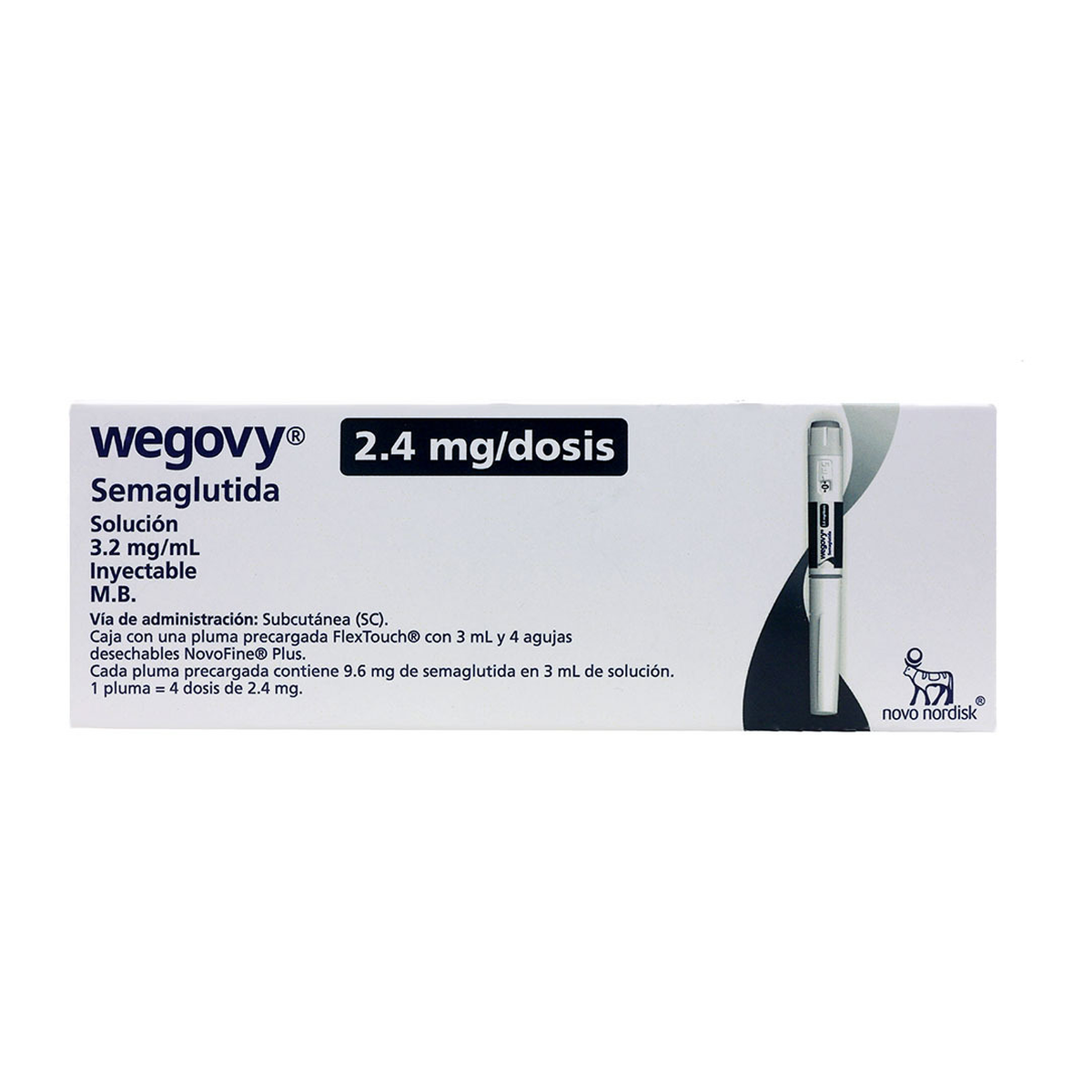 Wegovy FLEXTOUCH 2.4 mg/dosis pluma 3 mL (4 dosis) | Semaglutida