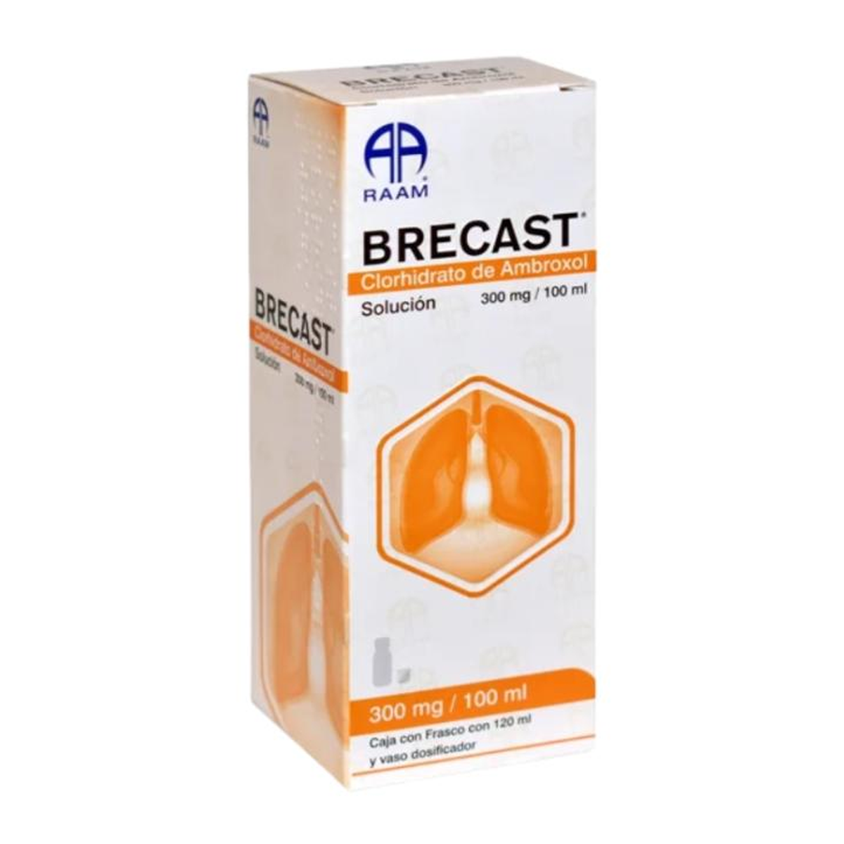 BRECAST 300 mg/100 mL solución oral 120 mL | Ambroxol