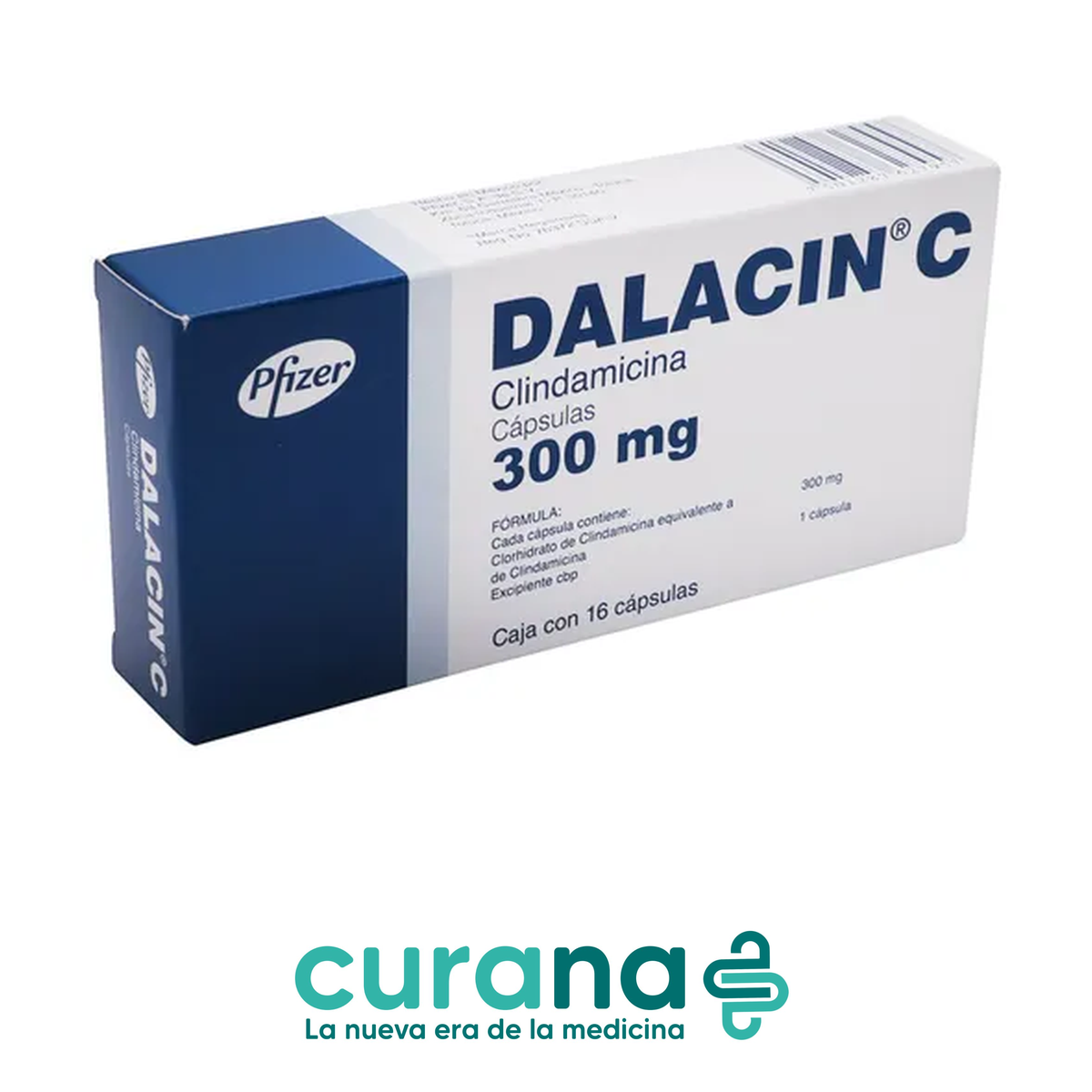 Dalacin C 300 mg 16 cápsulas | Clindamicina