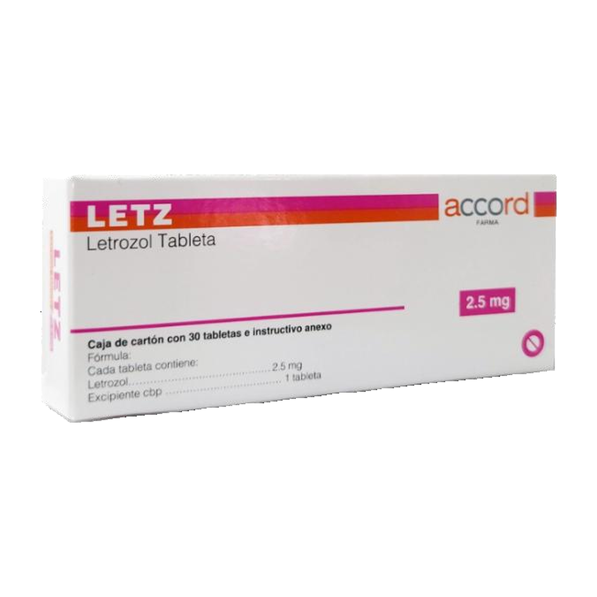 LETZ 2.5 mg 30 tabletas | Letrozol