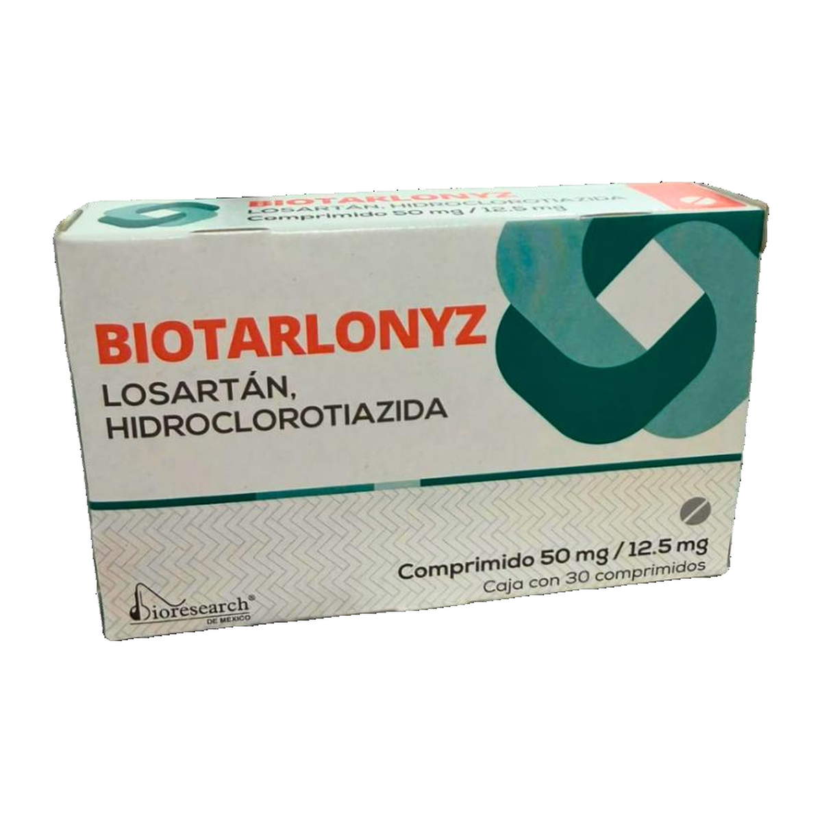 Biotarlonyz 50 mg/12.5 mg 30 tabletas | Losartán potásico + Hidroclorotiazida
