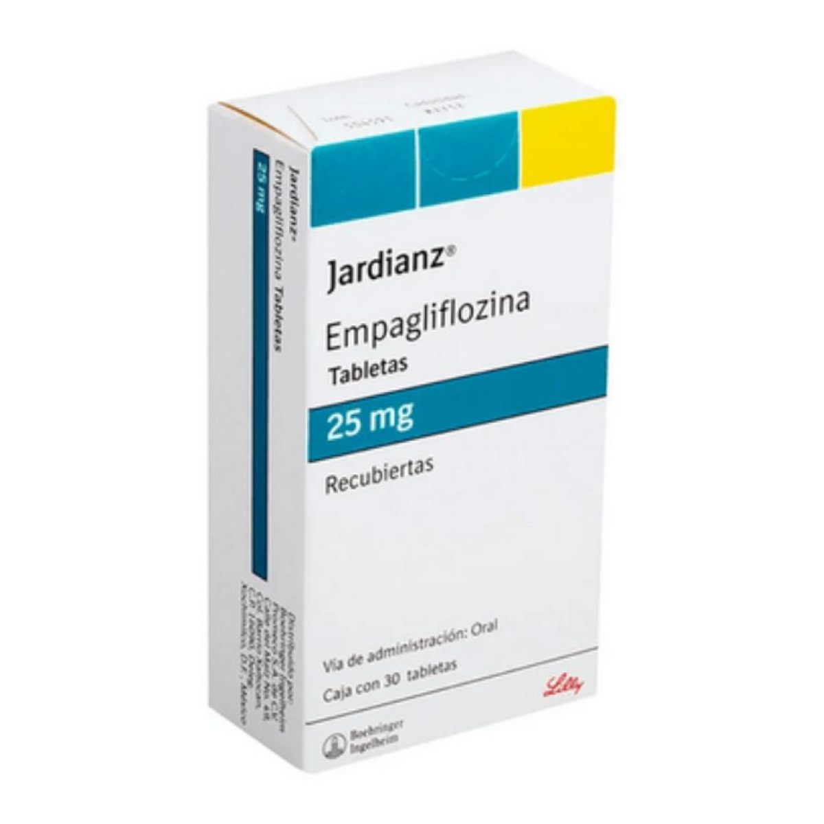 Jardianz 25 mg 30 tabletas recubiertas | Empagliflozina