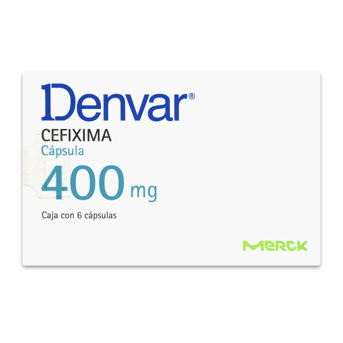 Denvar 400 mg 6 cápsulas | Cefixima