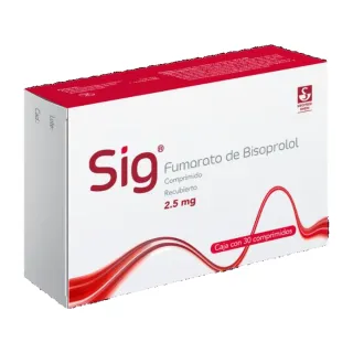 SIG 2.5 mg 30 comprimidos | Bisoprolol