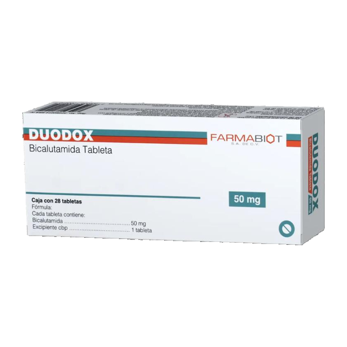 DUODOX 50 mg 28 tabletas | Bicalutamida