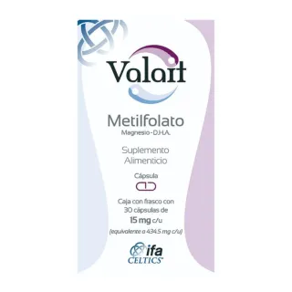 VALAIT 15 mg 30 cápsulas | Metilfolato