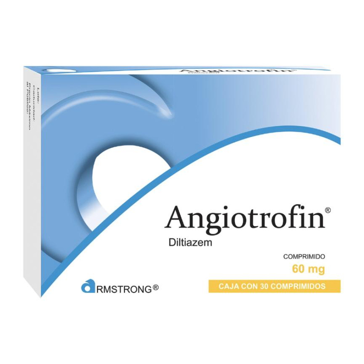 Angiotrofin 60 mg 30 comprimidos | Clorhidrato de diltiazem