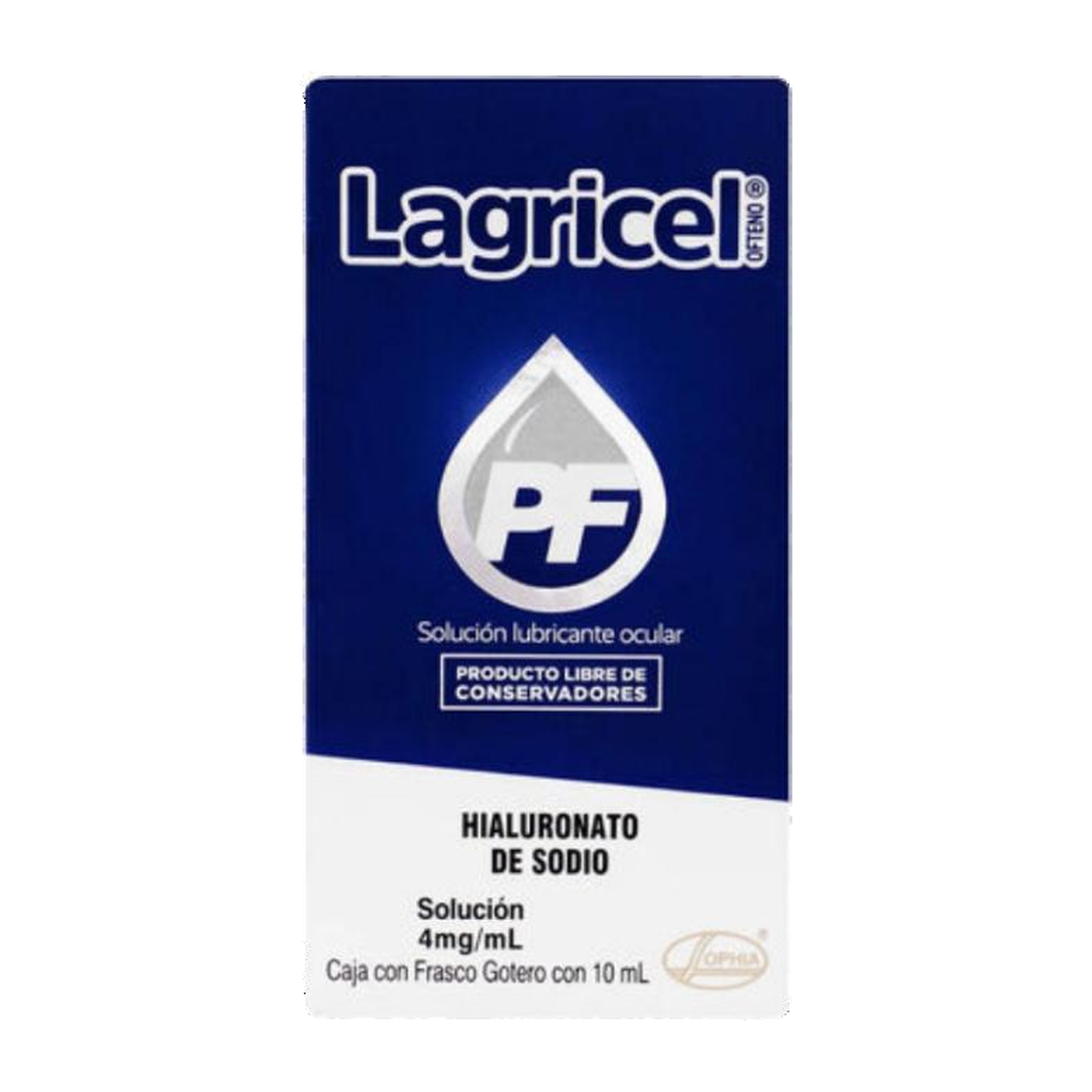 Lagricel OFTENO 4 mg frasco 10 mL
