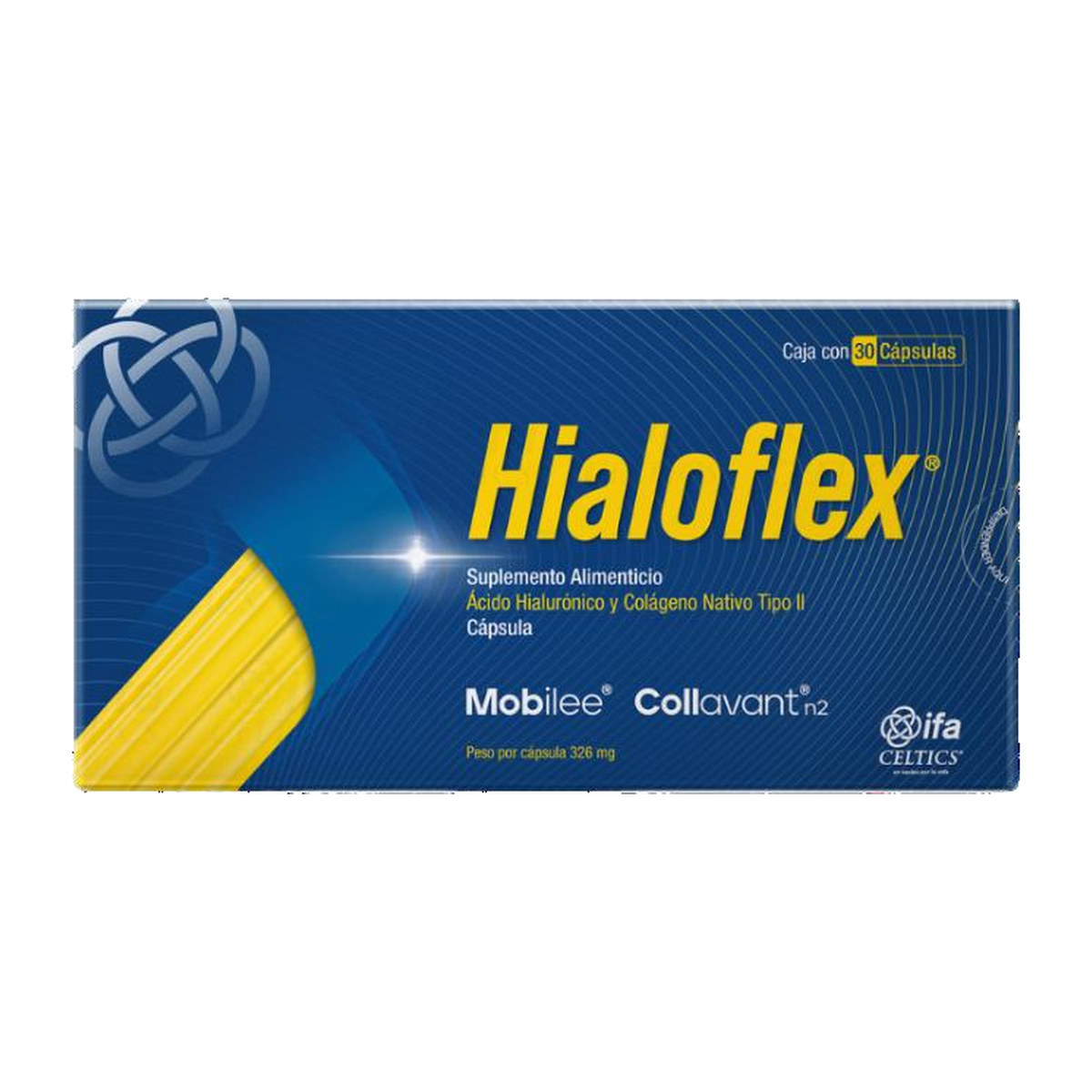 HIALOFLEX 30 cápsulas | Ácido hialurónico + Colágeno nativo tipo II