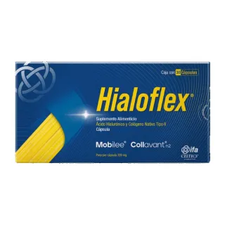 HIALOFLEX 30 cápsulas | Ácido hialurónico + Colágeno nativo tipo II