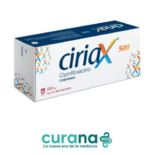 Ciriax 500 mg 14 comprimidos | Ciprofloxacino
