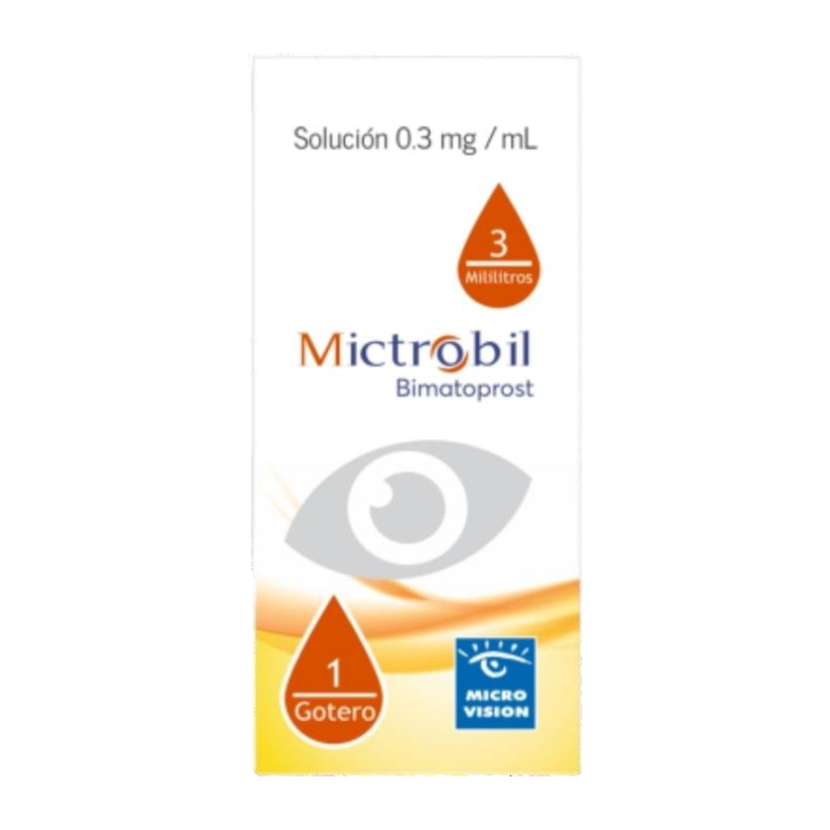 MICTROBIL 0.3 mg/mL solución oftálmica 3 mL | Bimatoprost