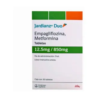 Jardianz DUO 12.5 mg/850 mg 30 tabletas | Empagliflozina + Metformina